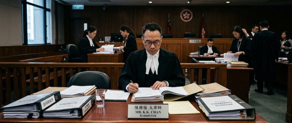香港刑事辯護法律準備場景